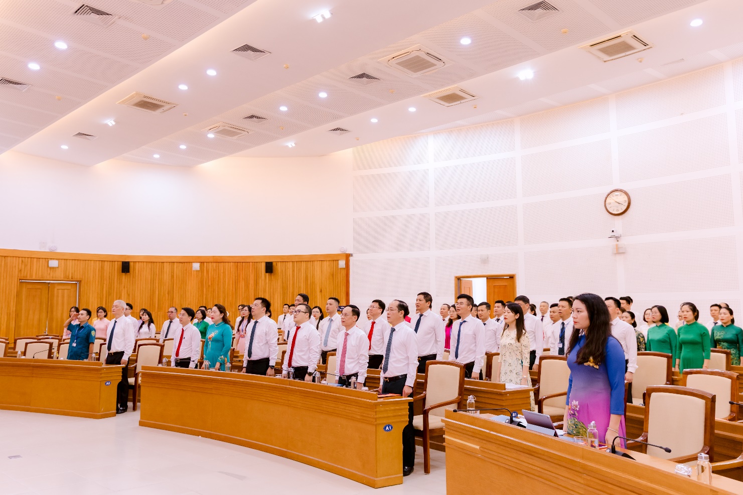 Đại hội Đảng bộ UBND phường Việt Hưng lần thứ nhất, nhiệm kỳ 2025 - 2030- Ảnh 1.