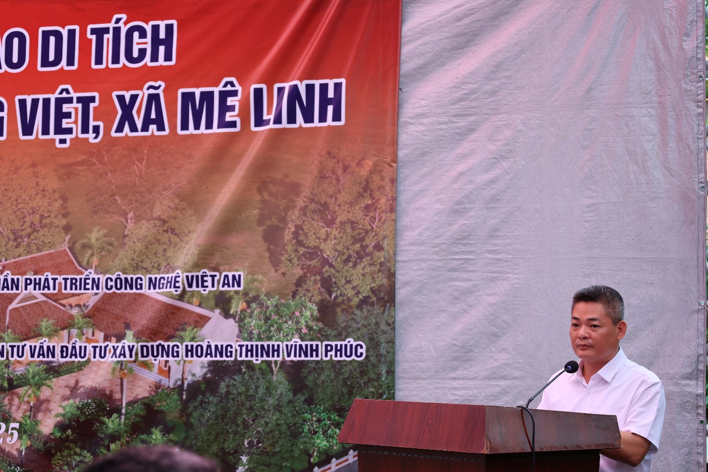 Xã Mê Linh: Khởi công dự án tu bổ, tôn tạo Di tích Đền Tráng Việt- Ảnh 2.