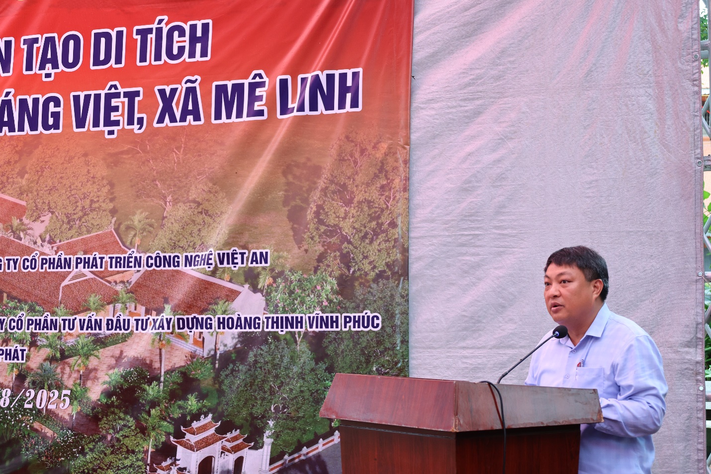 Xã Mê Linh: Khởi công dự án tu bổ, tôn tạo Di tích Đền Tráng Việt- Ảnh 3.