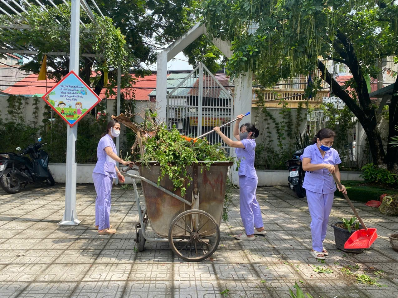 TRƯỜNG MẦM NON HOA MAI CHUẨN BỊ CHU ĐÁO ĐÓN TRẺ NGÀY TỰU TRƯỜNG- Ảnh 1.