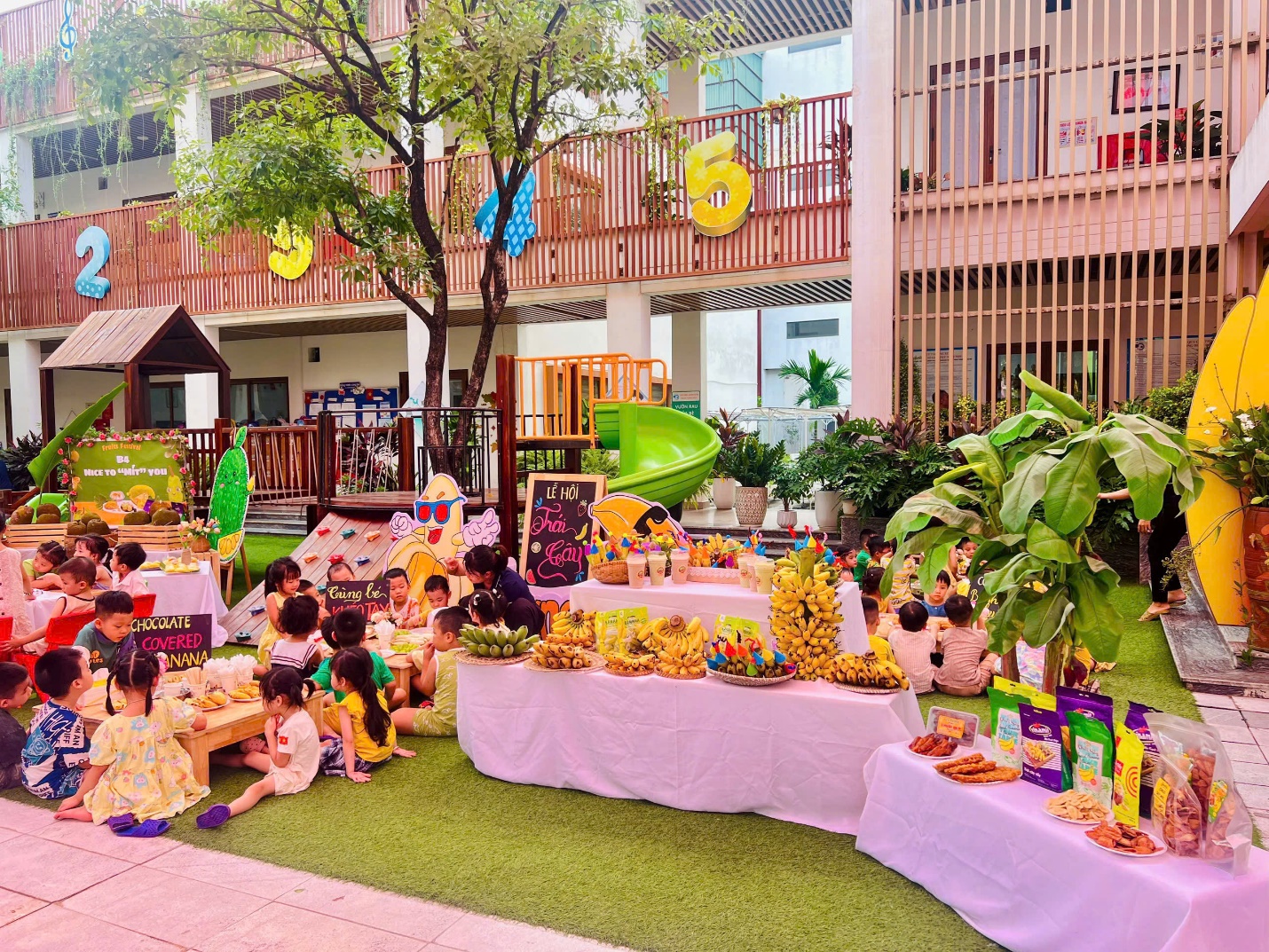 TƯNG BỪNG LỄ HỘI TRÁI CÂY – HÈ 2025 TẠI TRƯỜNG MẦM NON DỊCH VỌNG HẬU- Ảnh 3.