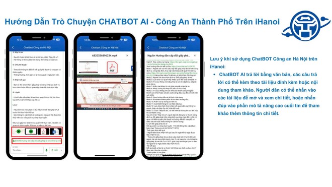 Chi tiết cách sử dụng Trợ lý ảo và Tổng đài viên AI Công an Hà Nội trên ứng dụng iHanoi- Ảnh 2.