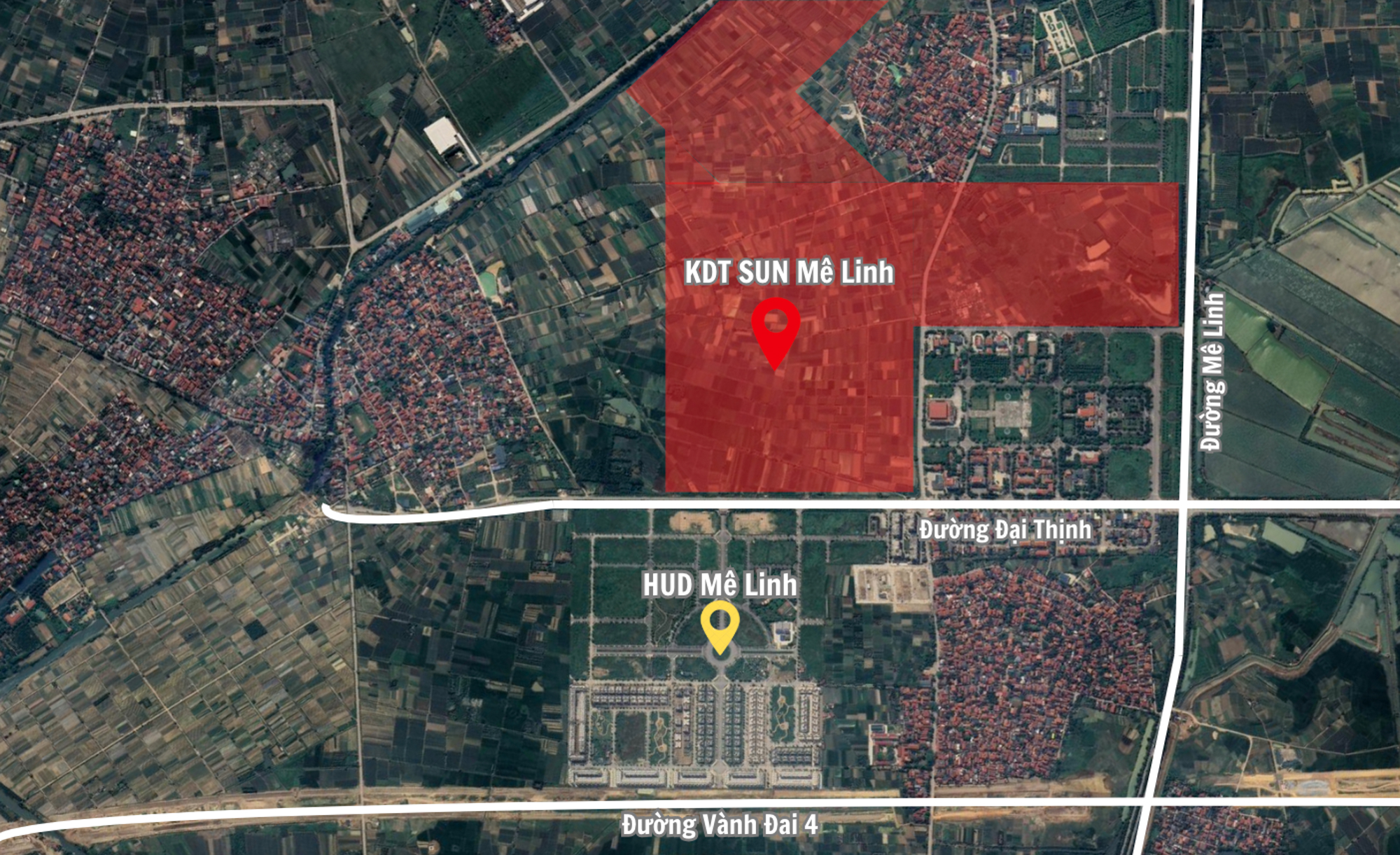 Toàn cảnh khu đất rộng hơn 200 ha sẽ được Sun Group đầu tư gần 15.000 tỷ làm khu đô thị cao cấp ở Hà Nội- Ảnh 1.