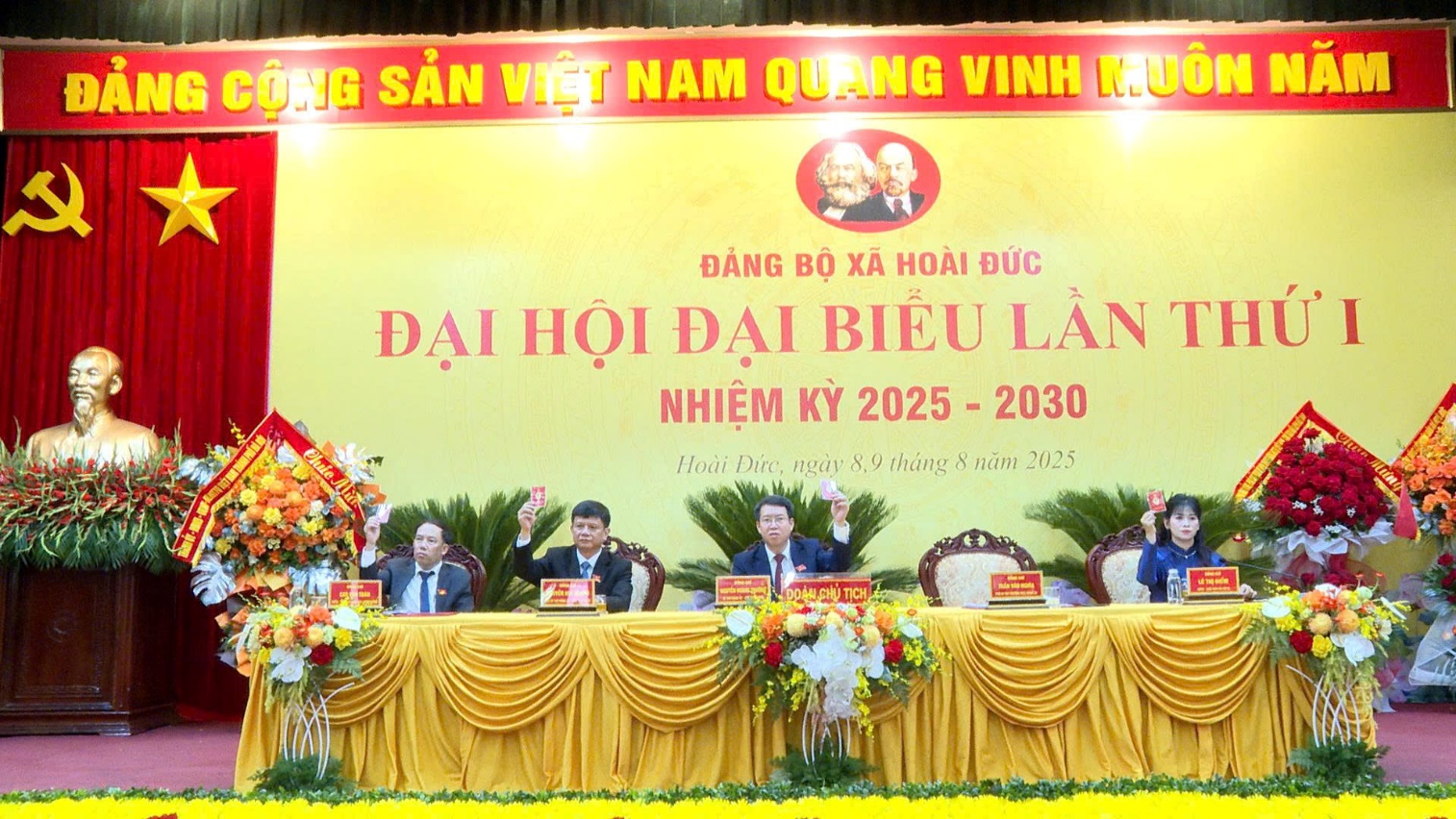 Đại hội đại biểu Đảng bộ xã Hoài Đức lần thứ I, nhiệm kỳ 2025-2030 thành công tốt đẹp- Ảnh 9.