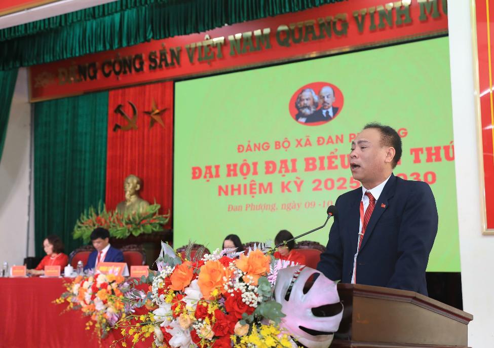 Đại hội đại biểu Đảng bộ xã Đan Phượng lần thứ I, nhiệm kỳ 2025-2030 diễn ra thành công tốt đẹp- Ảnh 3.