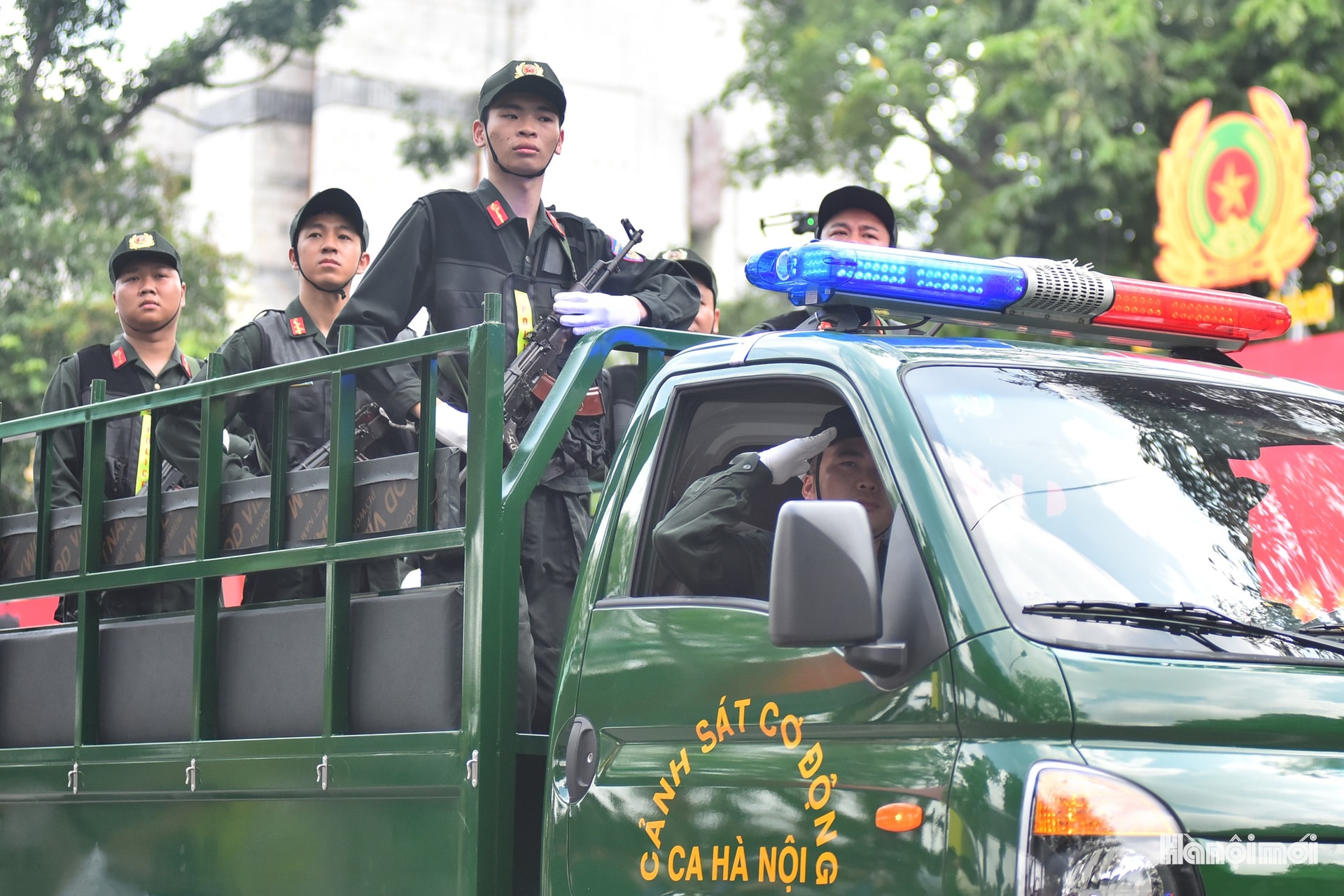 Chiêm ngưỡng dàn khí tài hùng hậu của Công an Thủ đô- Ảnh 11.