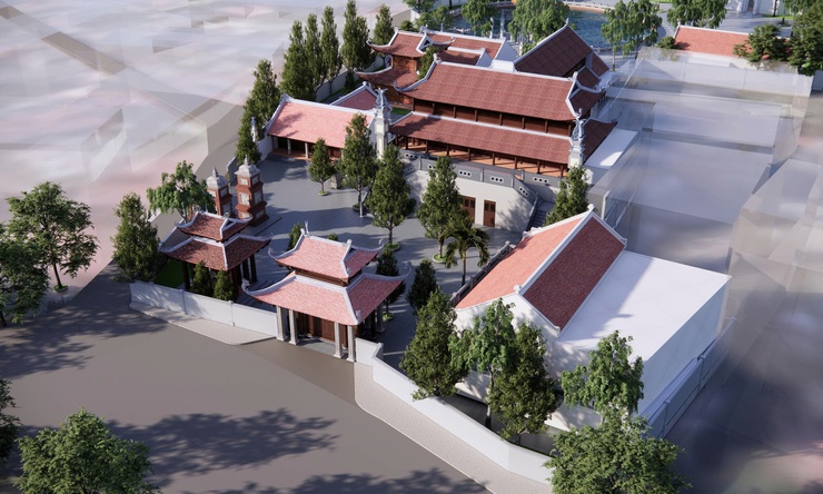Long Biên khởi công dự án tu bổ, tôn tạo di tích đền Trấn Vũ chào mừng Đại hội đại biểu Đảng bộ phường lần thứ I- Ảnh 4.