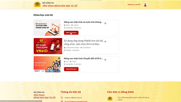 HƯỚNG DẪN SỬ DỤNG NỀN TẢNG BÌNH DÂN HỌC
VỤ SỐ
- Ảnh 15.