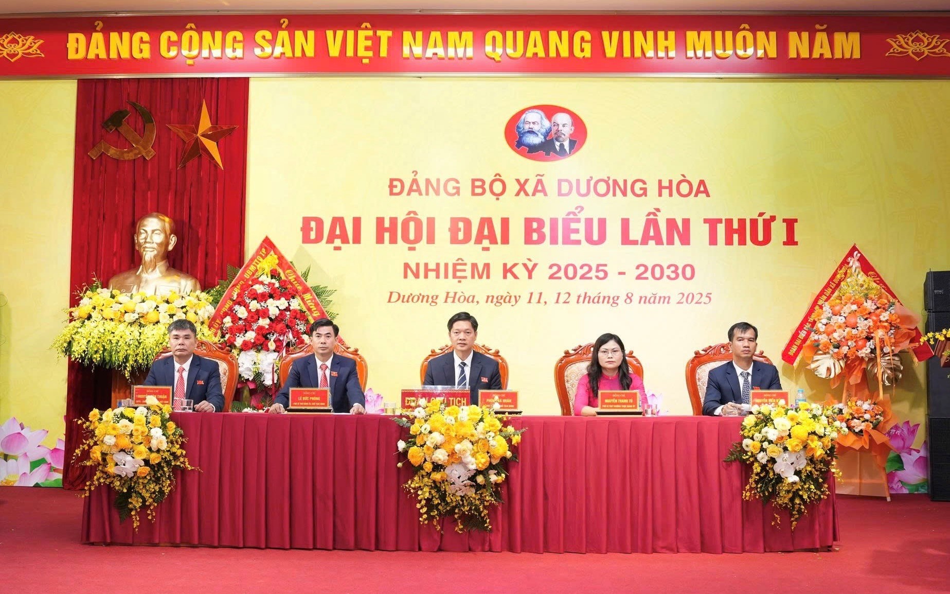Đại hội đảng bộ xã Dương Hòa lần thứ I, nhiệm kỳ 2025 - 2030