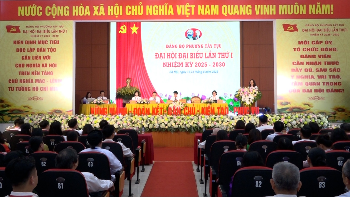 Phiên trù bị Đại hội đại biểu Đảng bộ phường Tây Tựu lần thứ I, nhiệm kỳ 2025 - 2030- Ảnh 1.