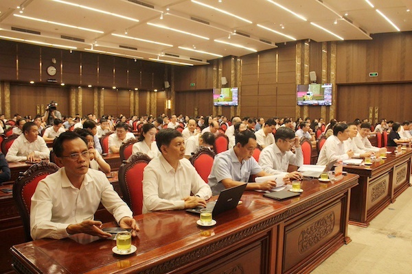 Hà Nội: hơn 16.200 đại biểu tham dự quán triệt Nghị quyết số 66-NQ/TW về xây dựng, thi hành pháp luật- Ảnh 1.