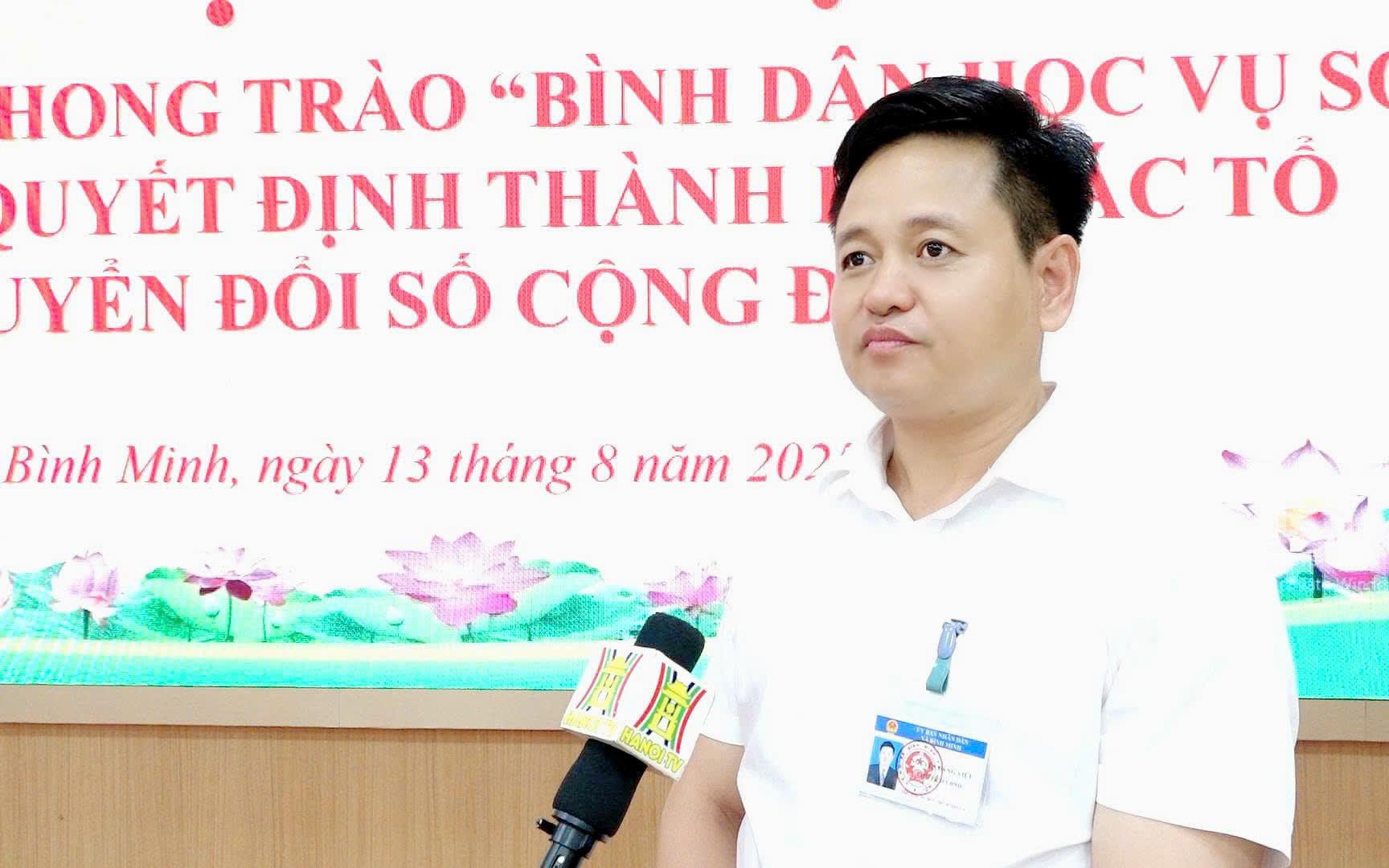Ông Nguyễn Đăng Việt, Chủ tịch UBND xã