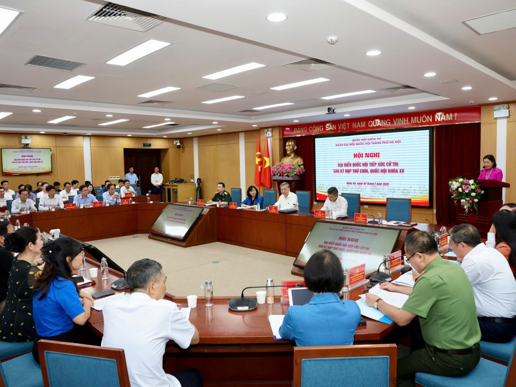 Tổng Bí thư Tô Lâm tiếp xúc cử tri Hà Nội- Ảnh 6.