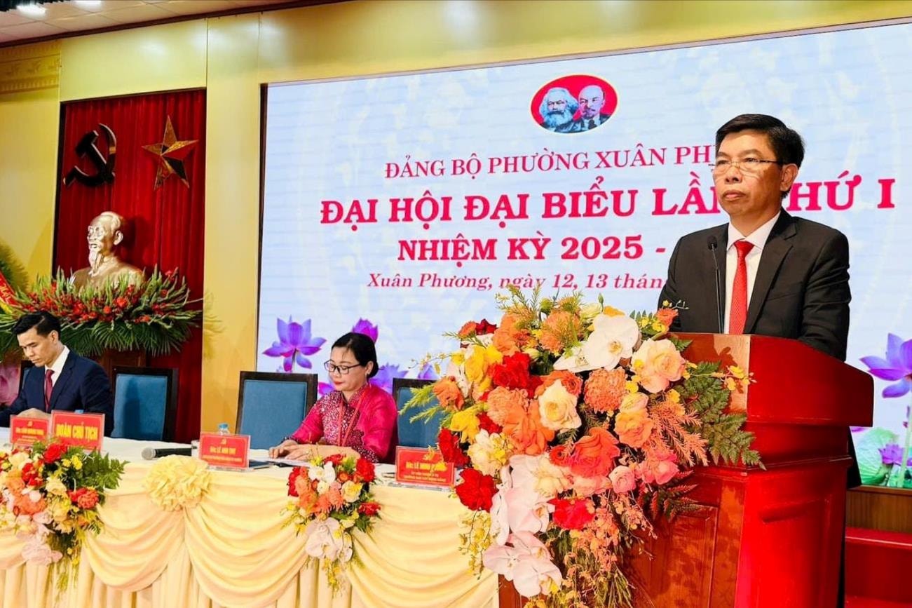 Đảng bộ phường Xuân Phương tổ chức thành công Đại hội đại biểu lần thứ I, nhiệm kỳ 2025-2030.- Ảnh 3.