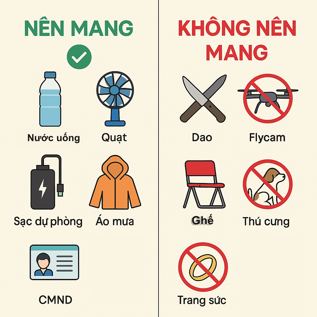 5 vật dụng nên mang theo và 5 thứ tuyệt đối không nên mang khi đi xem chương trình nghệ thuật tối 15/8 tại Nhà hát lớn- Ảnh 1.