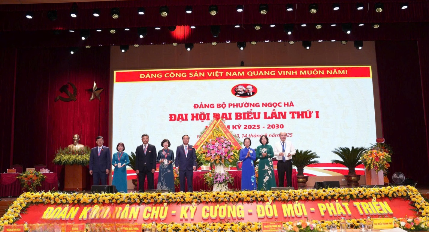 Đại hội lần thứ I, Đảng bộ phường Ngọc Hà: Dấu ấn thành công, mở ra trang sử mới- Ảnh 1.