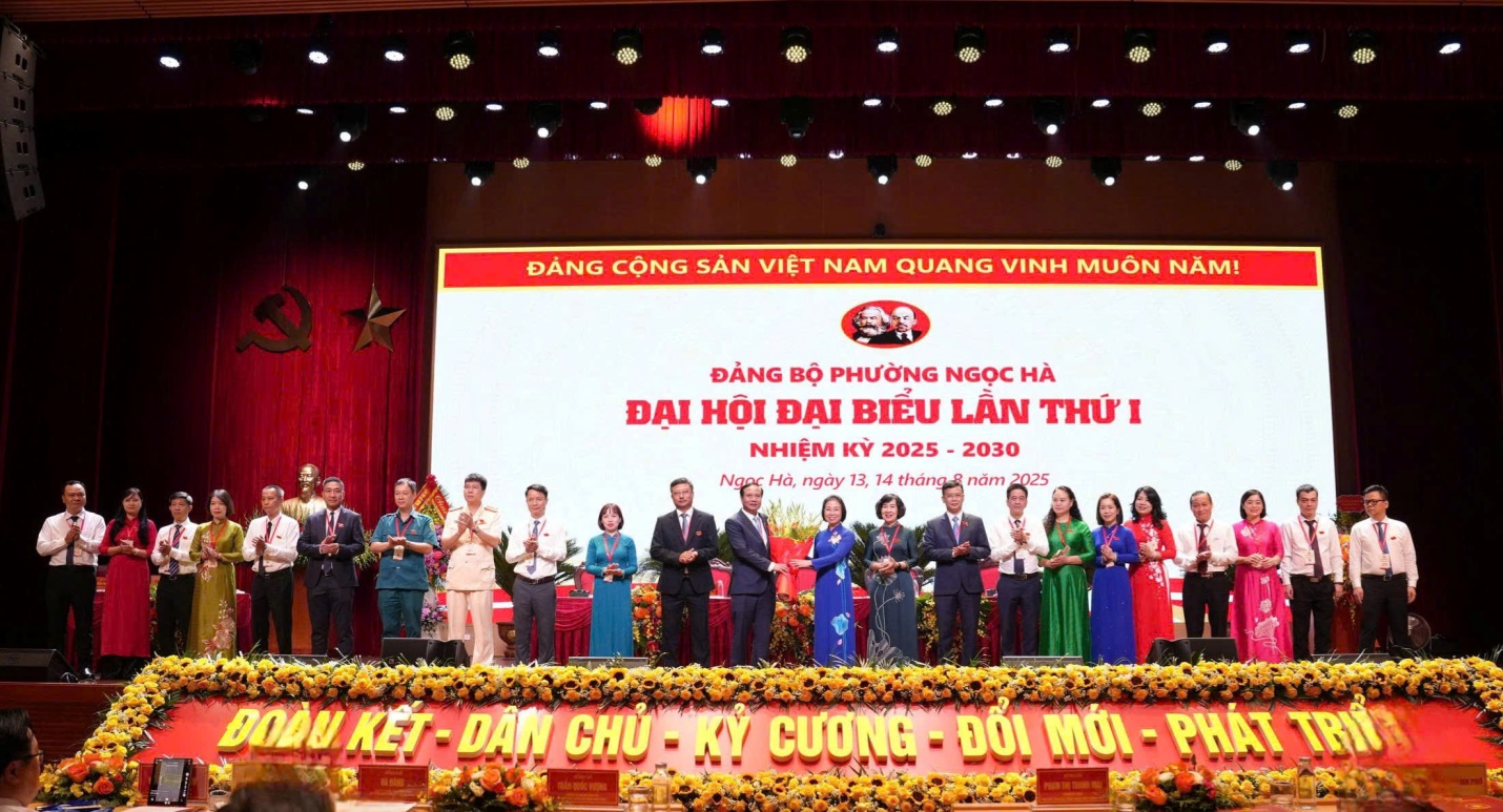 Đại hội lần thứ I, Đảng bộ phường Ngọc Hà: Dấu ấn thành công, mở ra trang sử mới- Ảnh 3.
