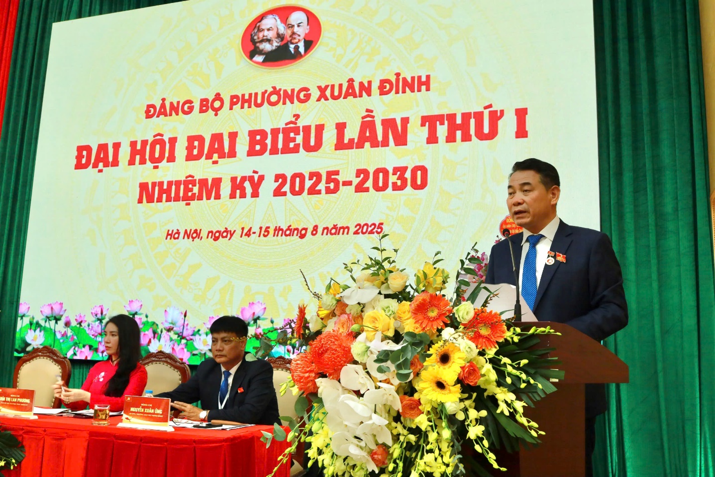 Đại hội đại biểu Đảng bộ phường Xuân Đỉnh lần thứ I, nhiệm kỳ 2025 - 2030 tiến hành phiên trù bị- Ảnh 2.