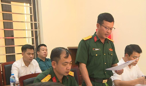 Ban Thường vụ Đảng ủy xã Hát Môn tổ chức Hội nghị làm việc với Đảng ủy, Chỉ huy Ban Chỉ huy phòng thủ khu vực 2 (PTKV) – Phúc Thọ về nhiệm vụ quốc phòng, công tác quân sự- Ảnh 2.