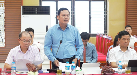 Đồng chí Nguyễn Mạnh Quyền –Phó Chủ tịch UBND thành phố Hà Nội làm việc về tháo gỡ một số khó khăn, tồn tại trên địa bàn xã Hát Môn- Ảnh 5.