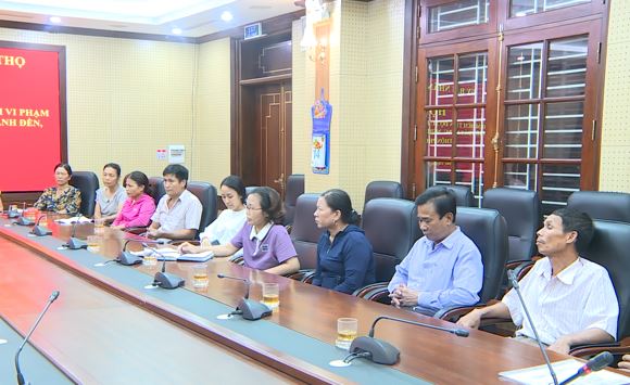 Hội nghị kiểm đếm tiến độ xử lý các công trình vi phạm trên đất nông nghiệp tại xứ đồng Cạnh Đền, thôn Phụng Thượng 4- Ảnh 5.