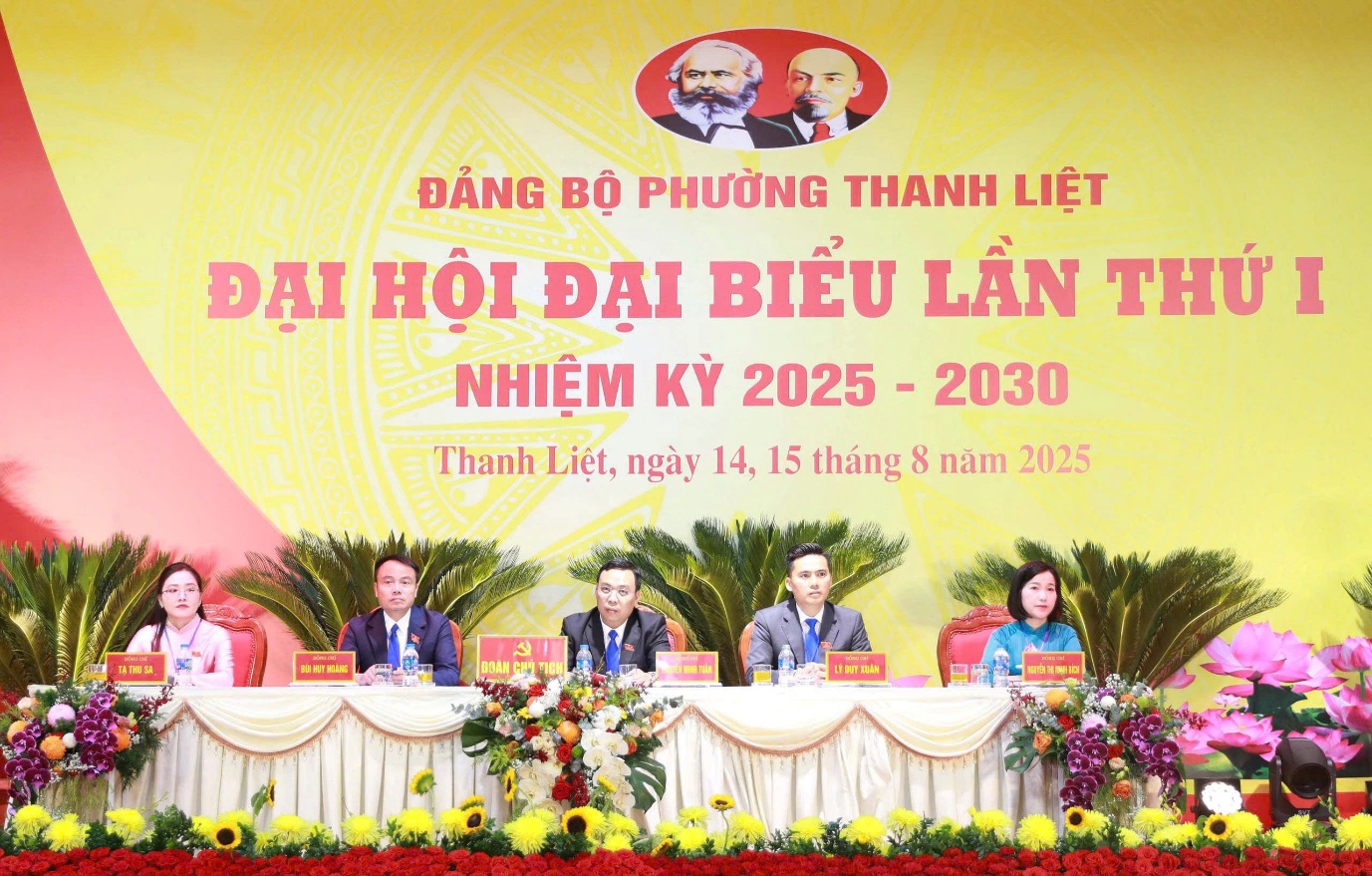 Đại hội Đại biểu Đảng bộ phường Thanh Liệt lần thứ I, nhiệm kỳ 2025 – 2030: Vững vàng niềm tin, bứt phá vươn lên, xây dựng Thanh Liệt phát triển bền vững- Ảnh 7.