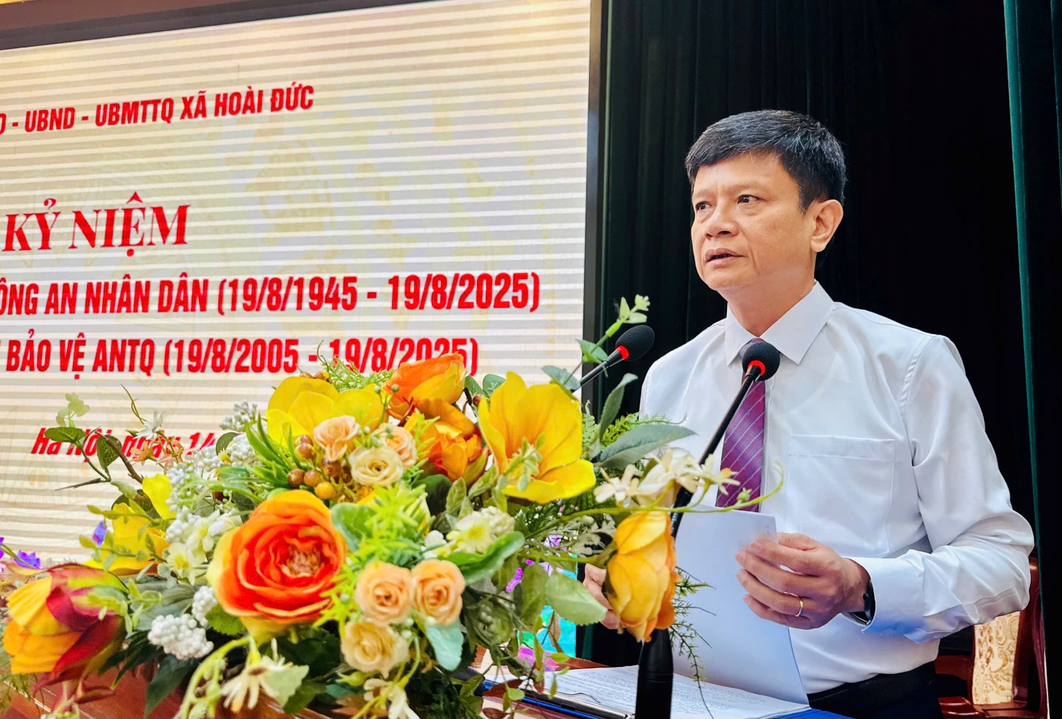 Xã Hoài Đức tổ chức Lễ kỷ niệm 80 năm Ngày truyền thống Công an nhân dân Việt Nam và 20 năm Ngày hội Toàn dân bảo vệ An ninh Tổ quốc- Ảnh 6.