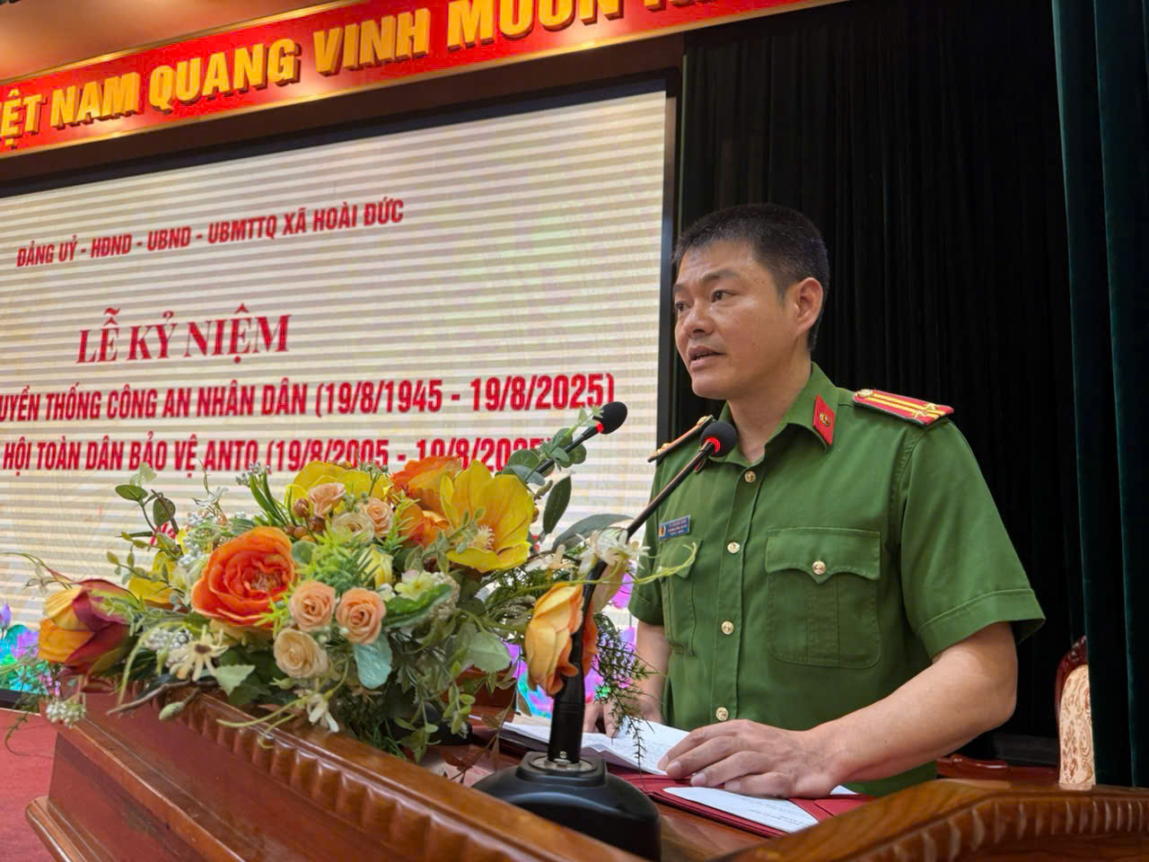 Xã Hoài Đức tổ chức Lễ kỷ niệm 80 năm Ngày truyền thống Công an nhân dân Việt Nam và 20 năm Ngày hội Toàn dân bảo vệ An ninh Tổ quốc- Ảnh 8.