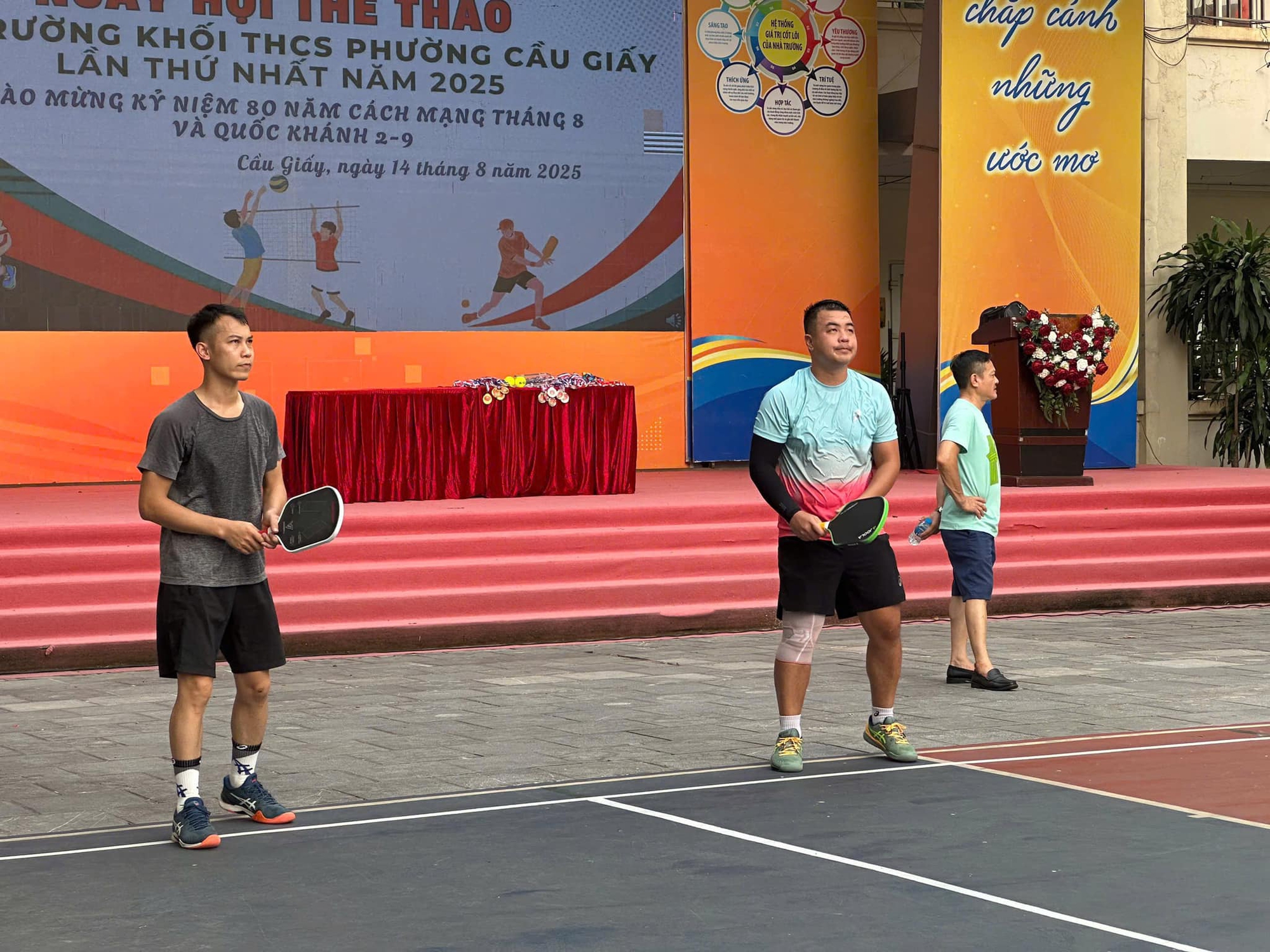 NGÀY HỘI THỂ THAO LIÊN TRƯỜNG KHỐI THCS PHƯỜNG CẦU GIẤY LẦN THỨ NHẤT NĂM 2025- Ảnh 13.