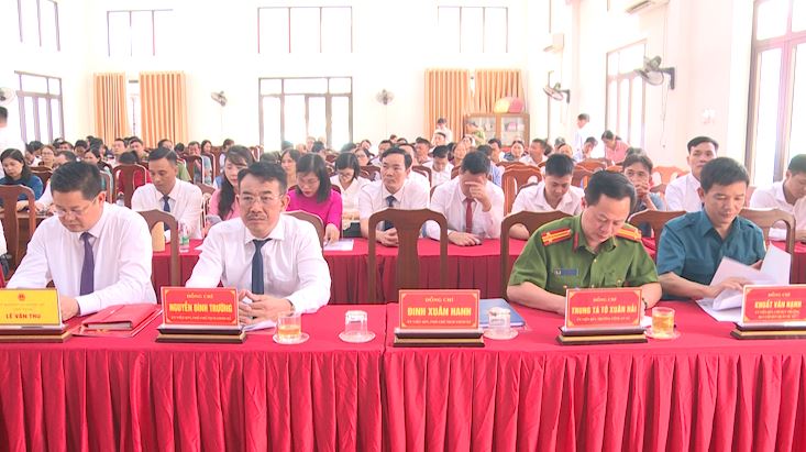 Hội nghị tổng kết công tác Đại hội đại biểu Đảng bộ xã Phúc Lộc lần thứ I, nhiệm kỳ 2025-2030- Ảnh 3.