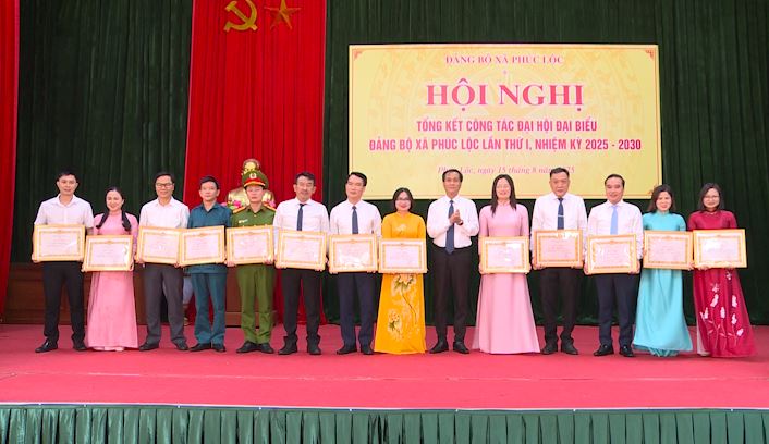 Hội nghị tổng kết công tác Đại hội đại biểu Đảng bộ xã Phúc Lộc lần thứ I, nhiệm kỳ 2025-2030- Ảnh 5.