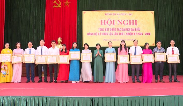 Hội nghị tổng kết công tác Đại hội đại biểu Đảng bộ xã Phúc Lộc lần thứ I, nhiệm kỳ 2025-2030- Ảnh 7.