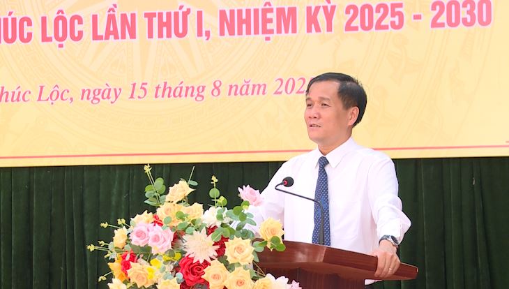 Hội nghị tổng kết công tác Đại hội đại biểu Đảng bộ xã Phúc Lộc lần thứ I, nhiệm kỳ 2025-2030- Ảnh 1.