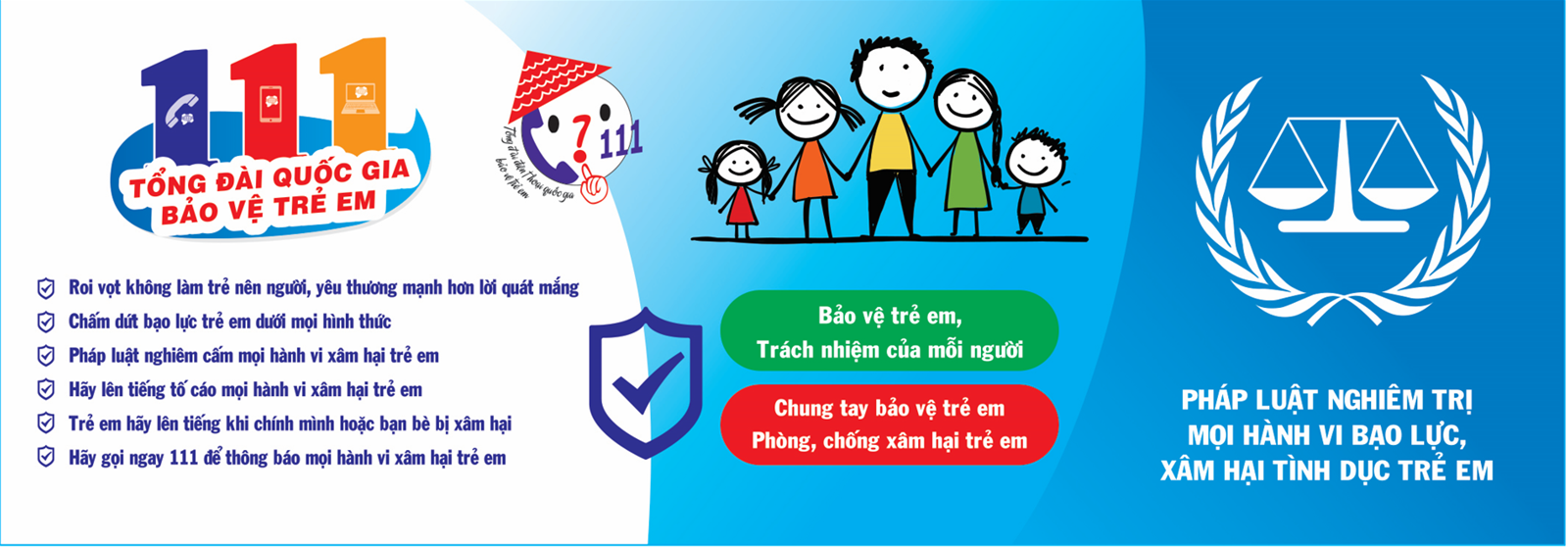 111 - TỔNG ĐÀI QUỐC GIA BẢO VỆ TRẺ EM