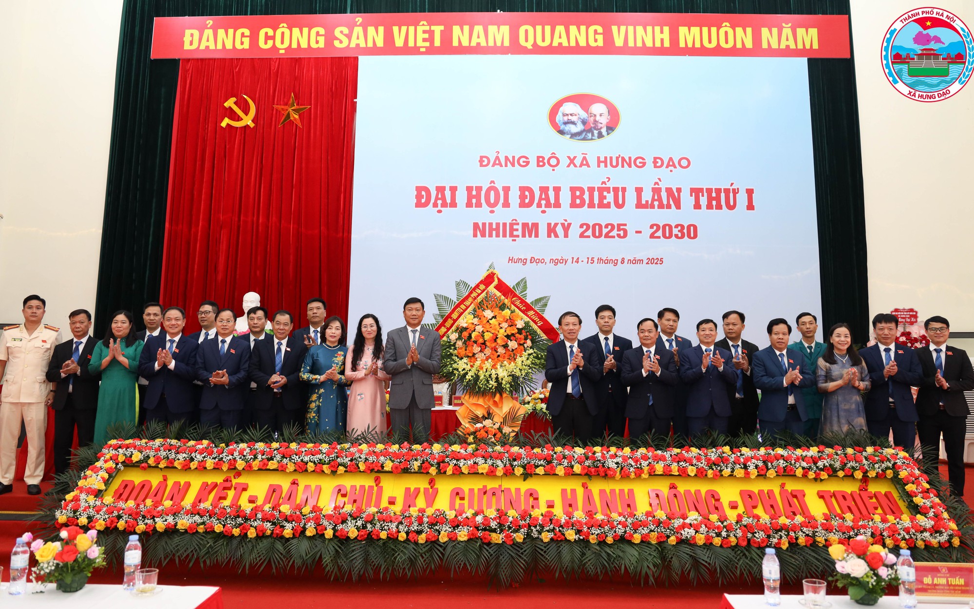 Đại hội Đại biểu Đảng bộ xã Hưng Đạo lần thứ I nhiệm kỳ 2025 - 2030