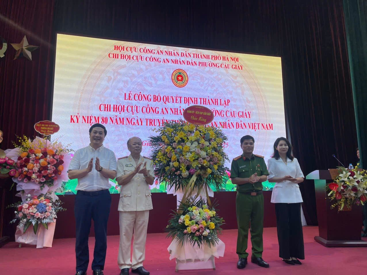 Lễ công bố Quyết định thành lập Chi hội Cựu CAND phường Cầu Giấy- Ảnh 3.
