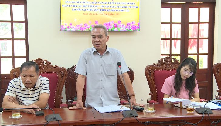 Hội nghị báo cáo thực hiện các nội dung phát triển kinh tế hạ tầng tại xã Phúc Lộc- Ảnh 5.