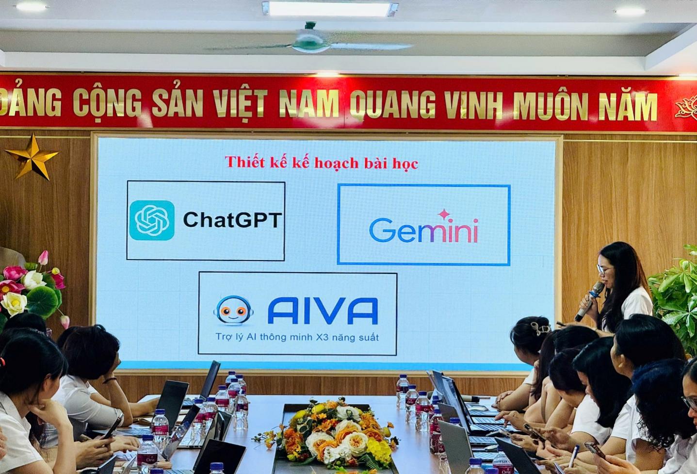 CHUYÊN ĐỀ "ỨNG DỤNG TRÍ TUỆ NHÂN TẠO (AI) TRONG DẠY HỌC" - KHƠI NGUỒN CẢM HỨNG ĐỔI MỚI GIÁO DỤC TỪ NHỮNG ĐIỀU THIẾT THỰC- Ảnh 3.
