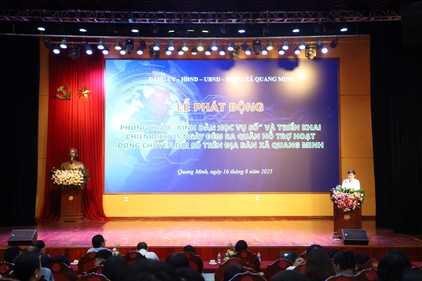 Xã Quang Minh phát động phong trào “Bình dân học vụ số”- Ảnh 1.