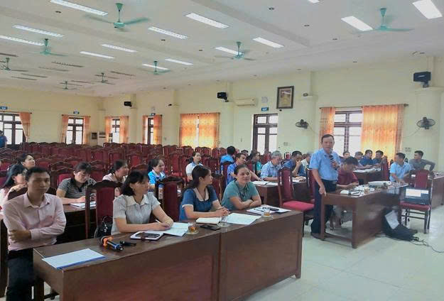 Phòng giao dịch Ngân hàng Chính sách xã hội Ba Vì tổ chức Hội nghị Tập huấn công tác ủy thác cho vay giữa Ngân hàng Chính sách xã hội và các tổ chức chính trị - xã hội- Ảnh 4.