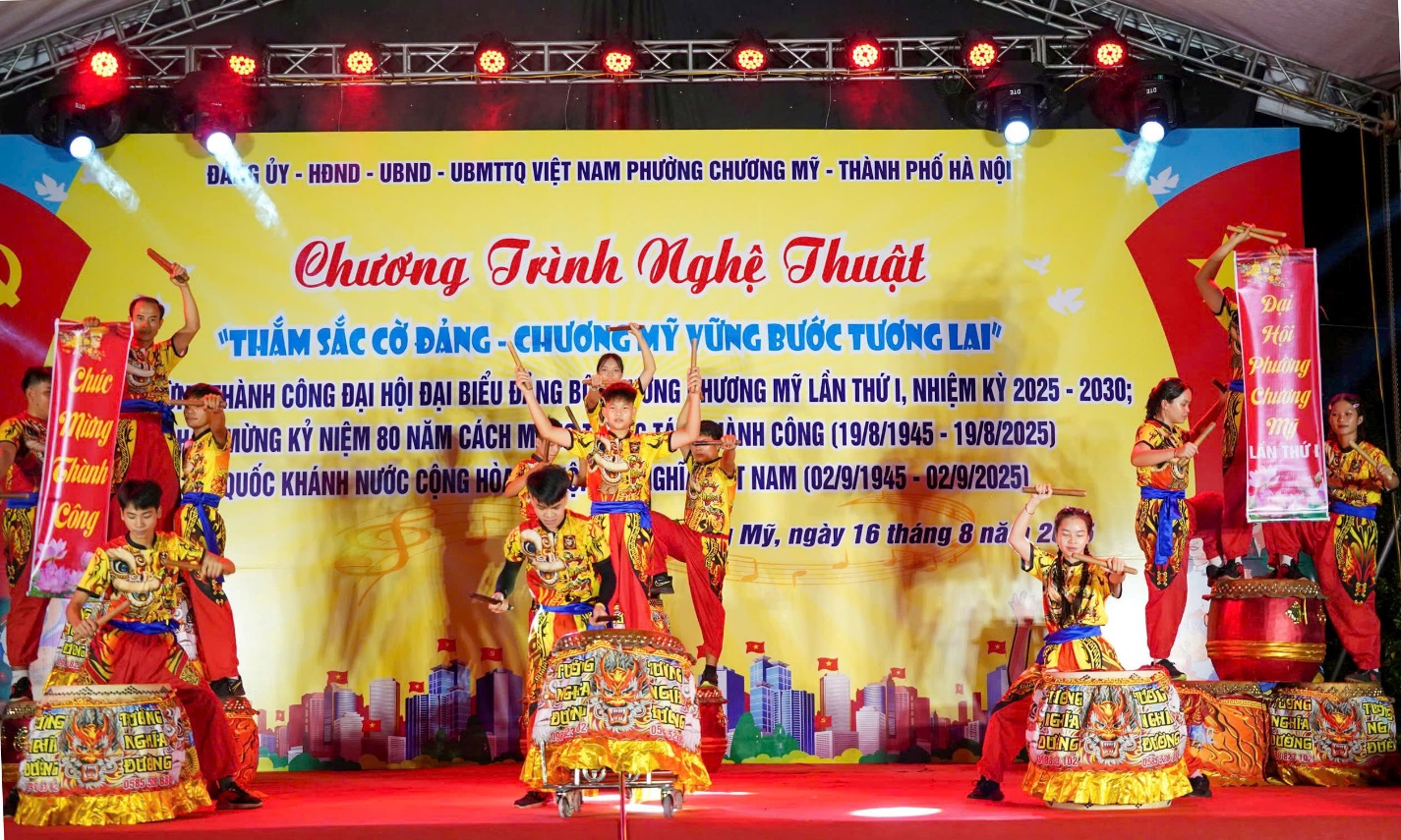 Chương Mỹ chào mừng thành công Đại hội đại biểu Đảng bộ phường lần thứ I, nhiệm kỳ 2025 – 2030; chào mừng kỷ niệm các ngày lễ lớn của đất nước- Ảnh 3.