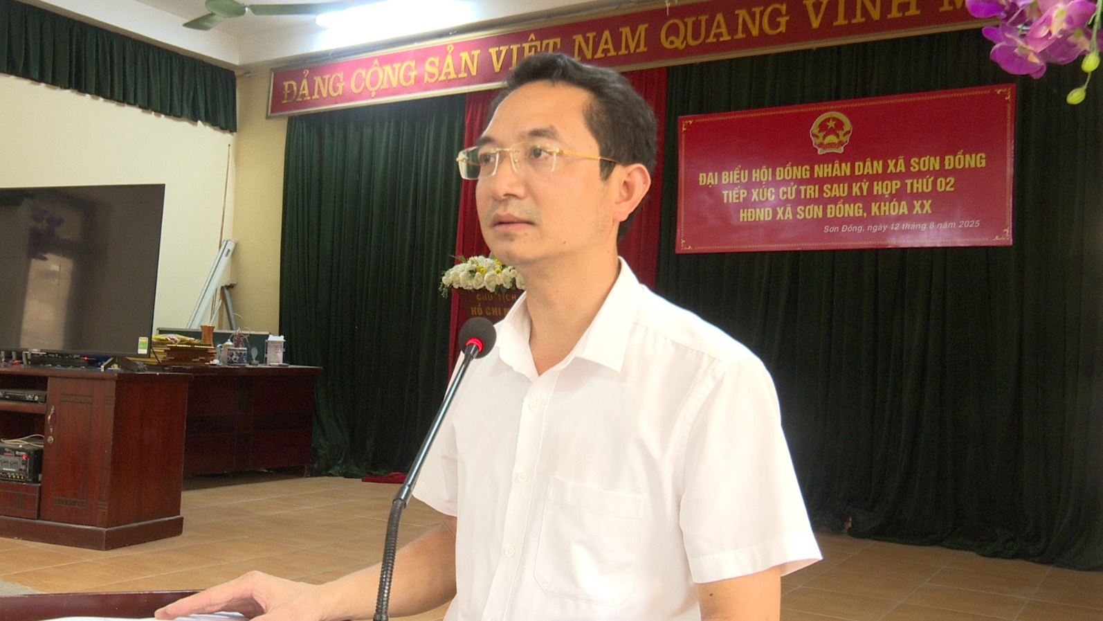 Tổ Đại biểu số 4, HĐND xã Sơn Đồng tiếp xúc cử tri tại Nhà văn hóa thôn 2, xã Song Phương (cũ)- Ảnh 7.