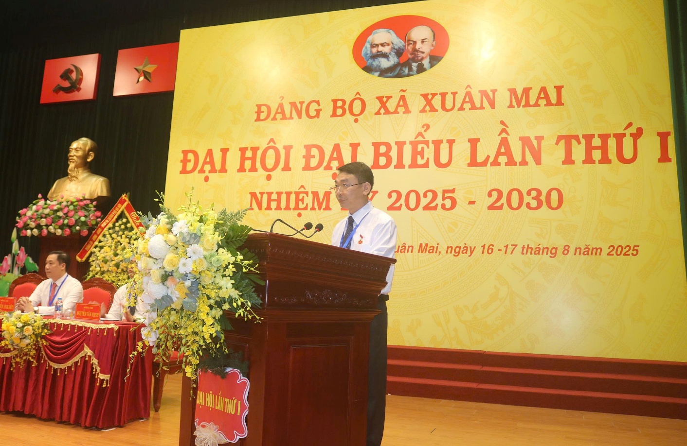 Đại hội đại biểu Đảng bộ xã Xuân Mai lần thứ I, nhiệm kỳ 2025 – 2030 diễn ra thành công tốt đẹp- Ảnh 2.