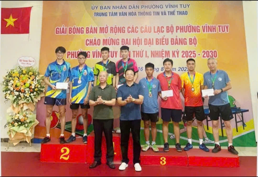 Phường Vĩnh Tuy tổ chức chuỗi các hoạt động Văn hóa - Thể thao chào mừng Đại hội Đảng bộ phường lần thứ I và kỷ niệm 80 năm Quốc khánh nước CHXHCN Việt Nam (2/9/1945-2/9/2025).- Ảnh 4.