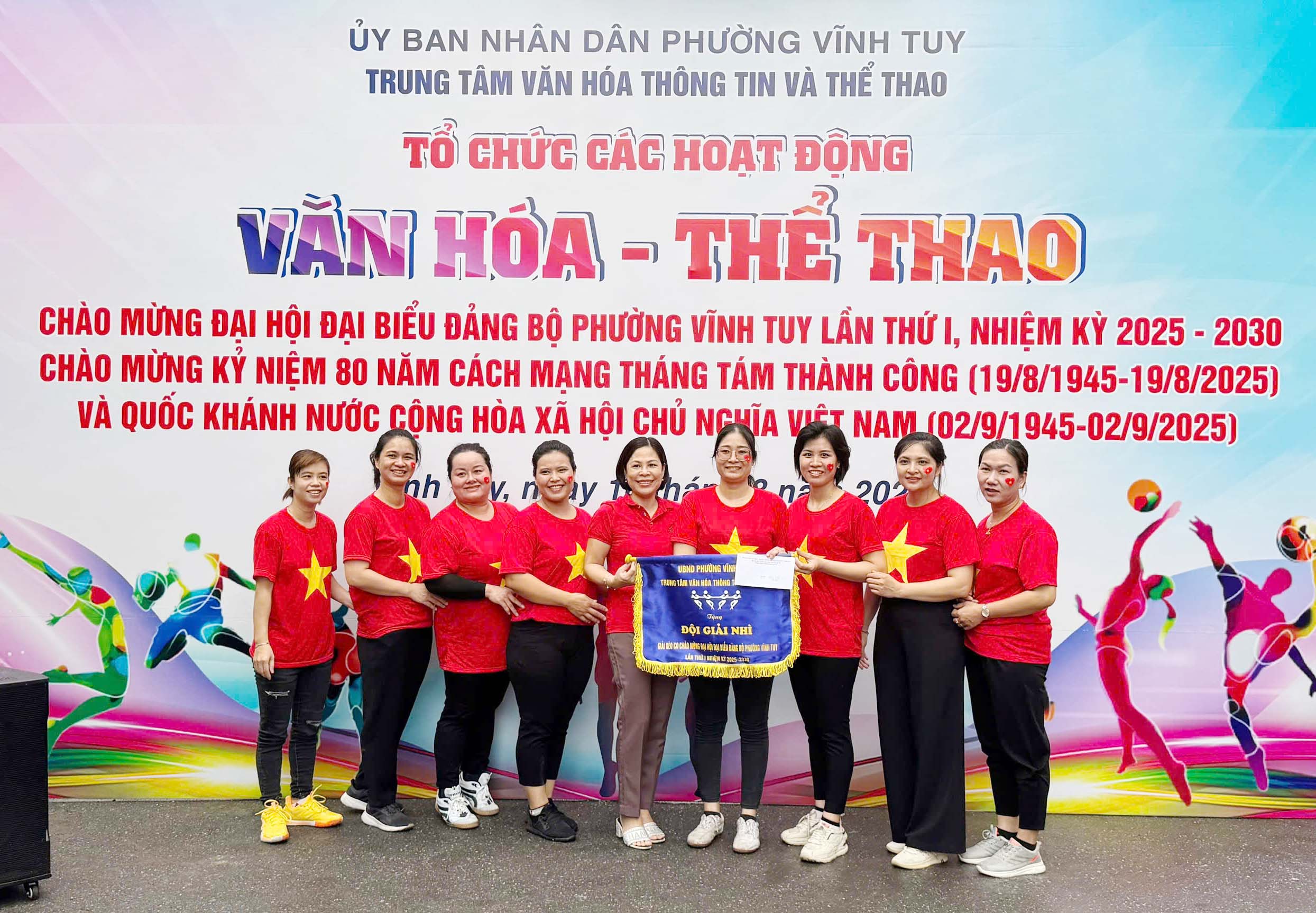 Phường Vĩnh Tuy tổ chức chuỗi các hoạt động Văn hóa - Thể thao chào mừng Đại hội Đảng bộ phường lần thứ I và kỷ niệm 80 năm Quốc khánh nước CHXHCN Việt Nam (2/9/1945-2/9/2025).- Ảnh 11.