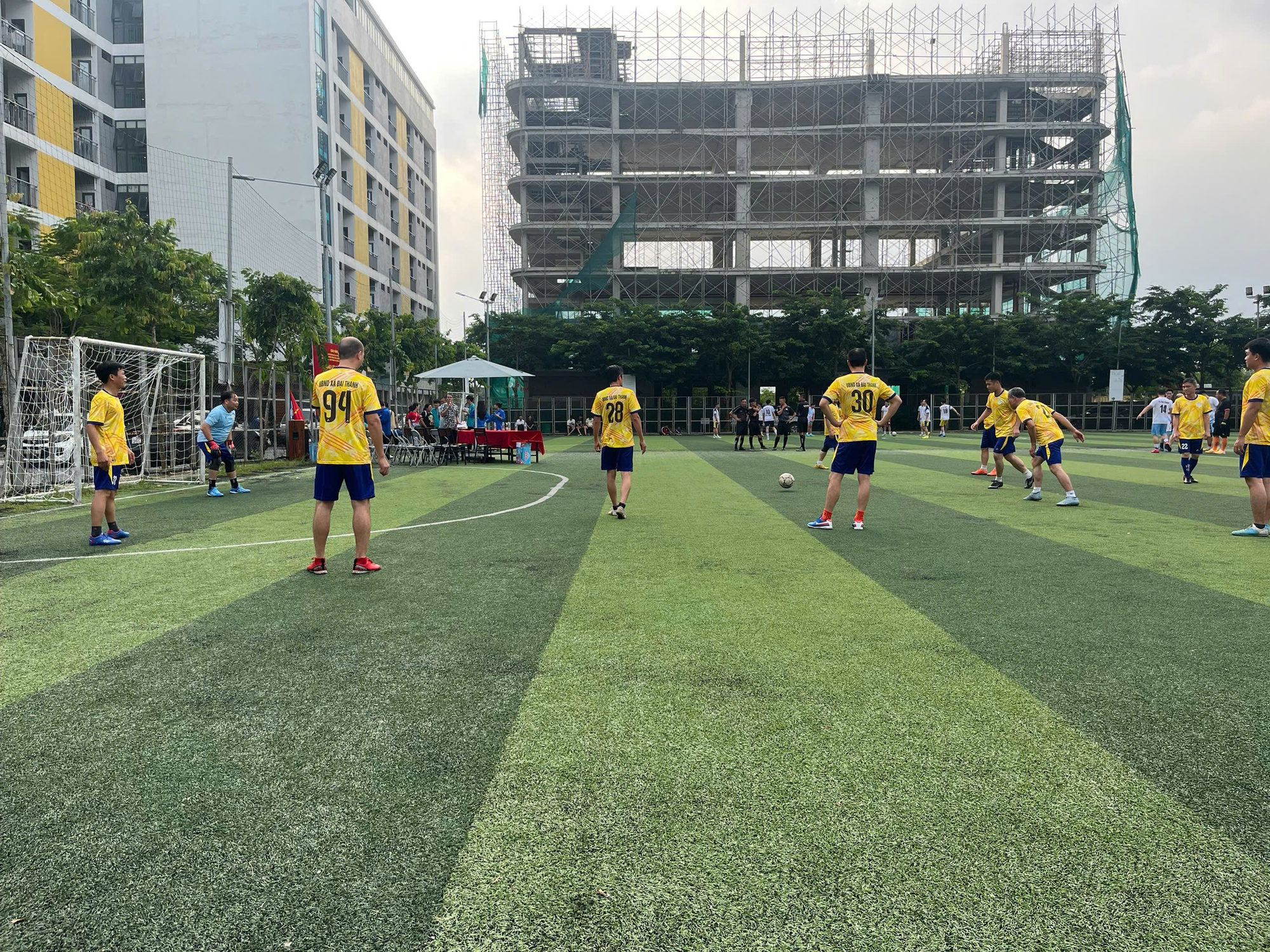 Xã Đại Thanh tổ chức giao hữu bóng đá chào mừng thành công Đại hội Đảng bộ xã lần thứ I, nhiệm kỳ 2025-2030; hướng tới chào mừng kỷ niệm 80 năm Cách mạng Tháng Tám thành công và Quốc khánh nước Cộng hòa xã hội chủ nghĩa Việt Nam.- Ảnh 2.