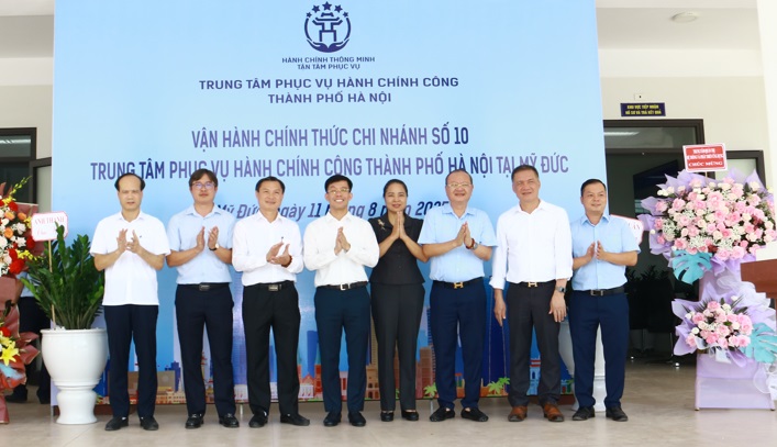 Hội nghị ký kết hợp tác, nâng cao chất lượng dịch vụ công trực tuyến, dịch vụ công toàn trình tại Mỹ Đức- Ảnh 6.