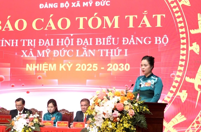 Mỹ Đức đoàn kết vững bước đi lên - một Đảng bộ - một ý chí - một hành động - vì nhân dân phục vụ’- Ảnh 9.