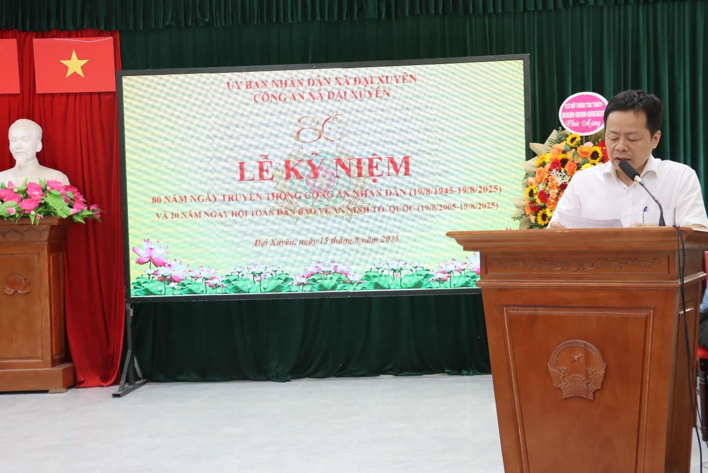 Xã Đại Xuyên kỷ niệm 80 năm Ngày truyền thống Công an nhân dân (19/8/1945 - 19/8/2025) và 20 năm Ngày hội toàn dân bảo vệ an ninh Tổ quốc (19/8/2005 - 19/8/2025).- Ảnh 6.