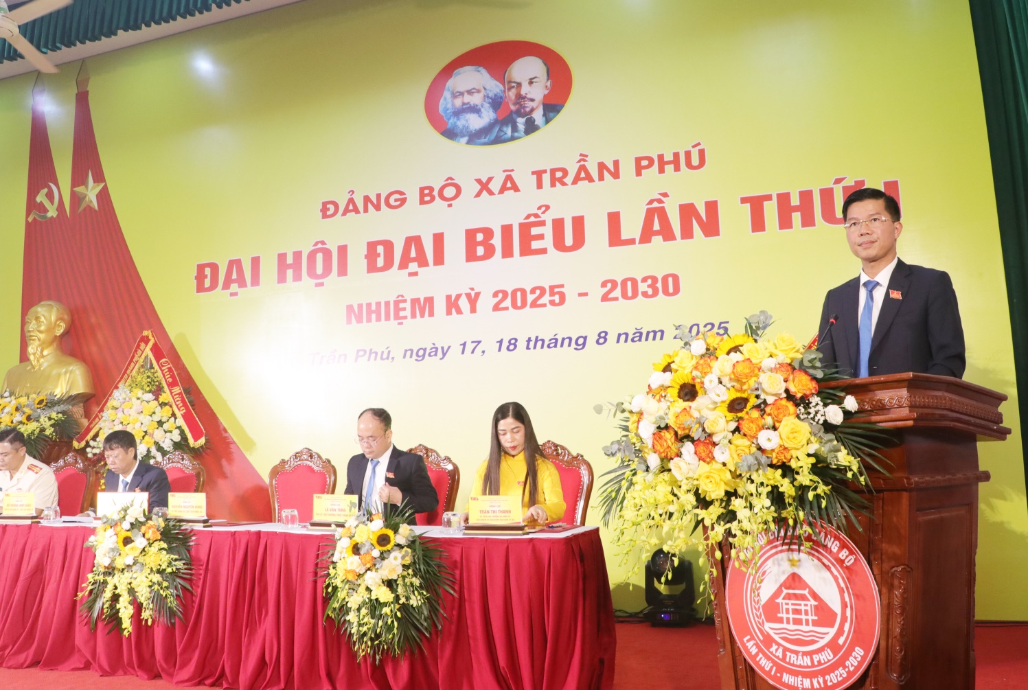 Đại hội đại biểu Đảng bộ xã Trần Phú lần thứ I, nhiệm kỳ 2025-2030 thành công tốt đẹp- Ảnh 2.
